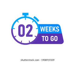 2 weeks to go