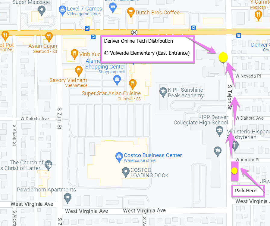 Map for Tech Distribution